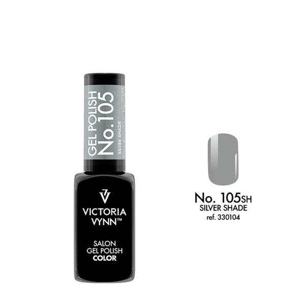 Victoria Vynn Salon Gel Nail Polish Color LED/UV Hybrid 105 Silver Shade 8ml